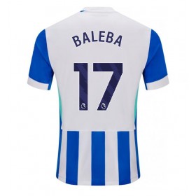 Pánské fotbalový oblečení Brighton Carlos Baleba #17 Domácí košile 2025-26 Krátkým Rukávem